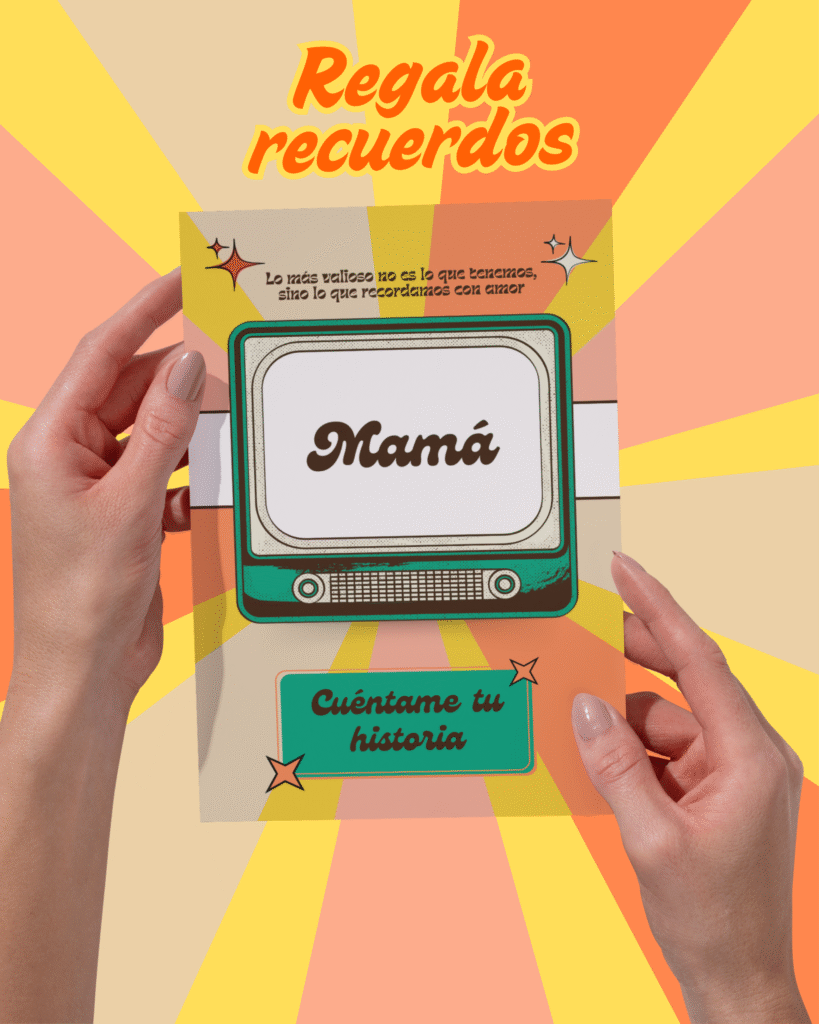 Regalos originales para el Día de la Madre hechos con el corazón. Diario guiado día de la madre, regalo cumpleaños madre.