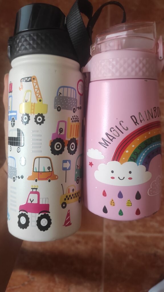 Botella Agua Aislada Acero Inoxidable para Niños 500ml